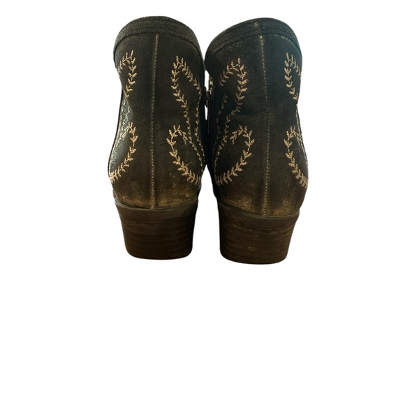 Sterling‎ River Embroidered Ankle Boots - Grey and Cream Women’s Size 5 - Picture 5 of 8